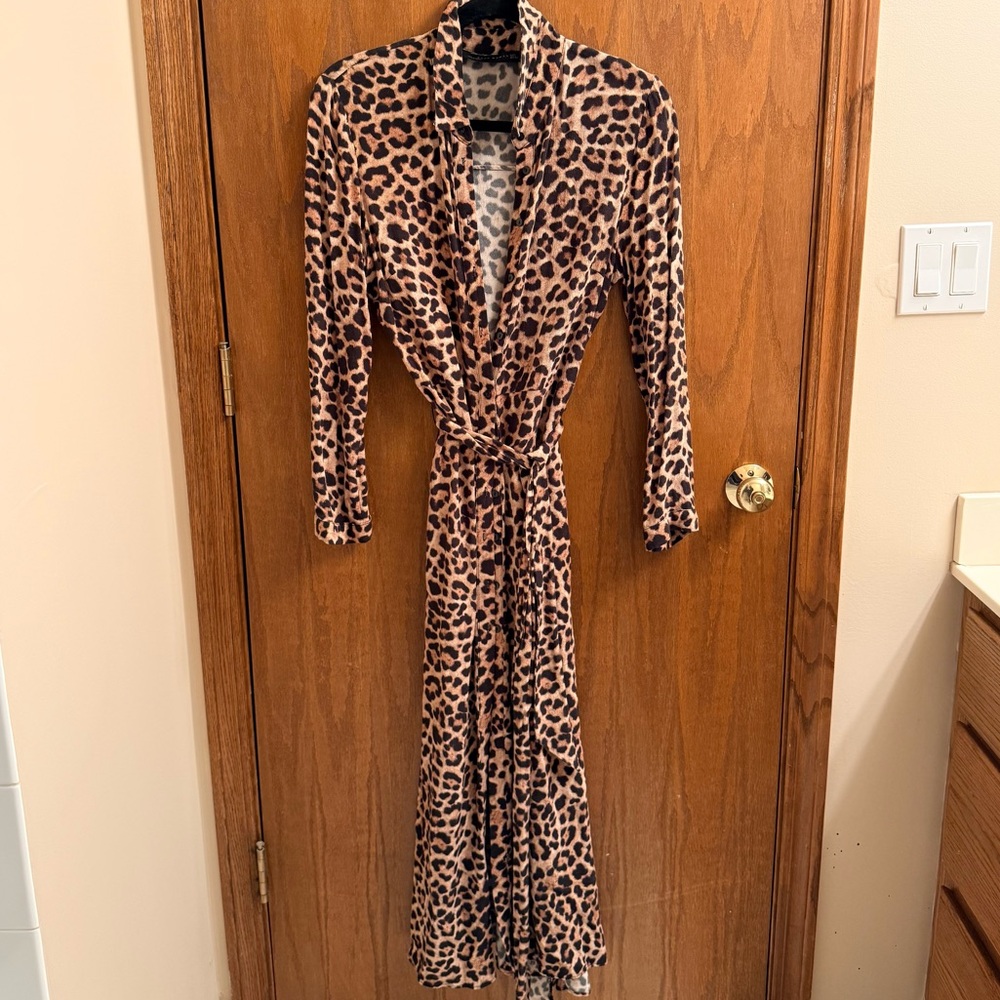 Zara Leopard Duster